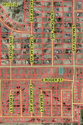 3901 East Gamebird Road, Pahrump, NV 89048 Plat Map