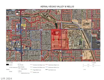 Nellis Blvd. Boulevard Aerial View