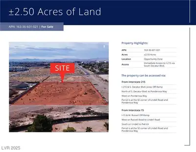 South Lindell Road Las Vegas, NV 89118