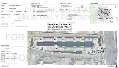 2085 North Hollywood Boulevard Plat Map