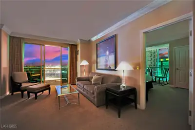 135 East Harmon Avenue 2002 & 2004 Living Room