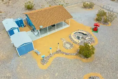 520 Burt Street, Pahrump, NV 89060 Aerial View