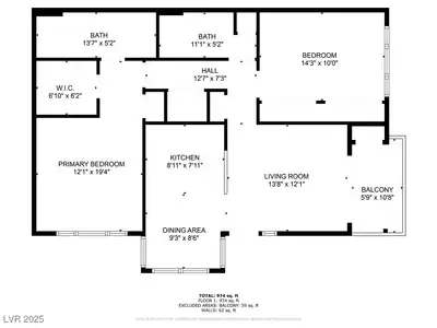 5710 East Tropicana Avenue 2068 Floor Plan
