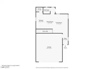 4057 Pioneer Ridge Court, Las Vegas, NV 89115 Floor Plan