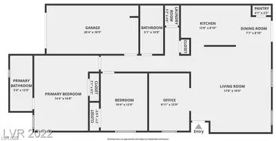 7471 Cooks Meadow Street 0, North Las Vegas, NV 89084 Floor Plan