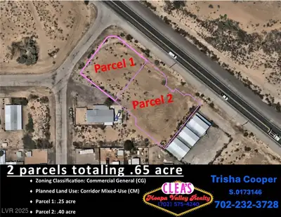 N Moapa Valley Blvd and N Oliver St Overton, NV 89040