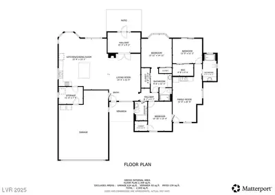 3033 Merimar Drive, Las Vegas, NV 89134 Floor Plan
