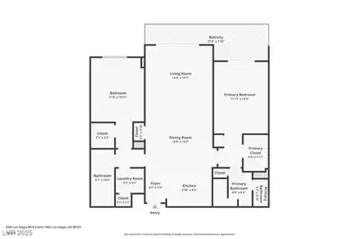 8255 Las Vegas Boulevard 1503 Floor Plan