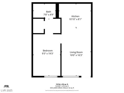 1381 East University Avenue 208 Floor Plan