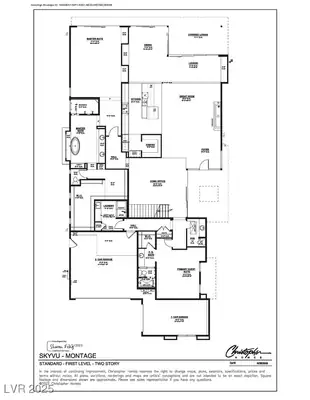 569 Overlook Rim Drive, Henderson, NV 89012 Floor Plan