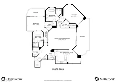 2777 Paradise Road 2103 Floor Plan
