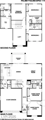 4349 South Angel Falls Court Lot 29/3 Floor Plan