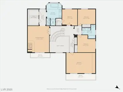 9433 Salt Water Court, Las Vegas, NV 89117 Floor Plan