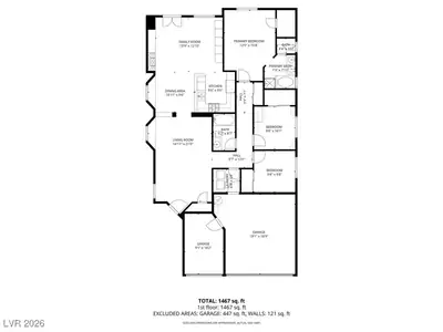 1812 Nevada Falls Court, Las Vegas, NV 89134 Floor Plan