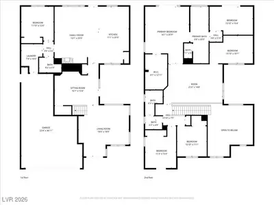 2921 Reatini Court, Henderson, NV 89052 Floor Plan