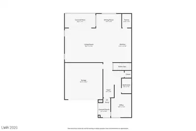 10416 Smokey Mariposa Avenue, Las Vegas, NV 89166 Floor Plan