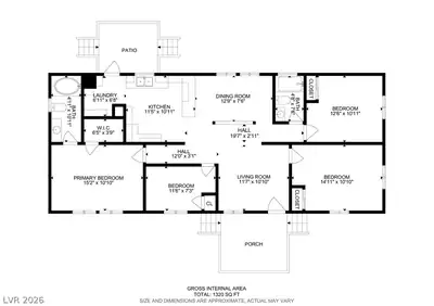 3580 Lost Hills Drive, Las Vegas, NV 89122 Floor Plan