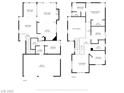 8946 Libertyvale Drive, Las Vegas, NV 89123 Floor Plan