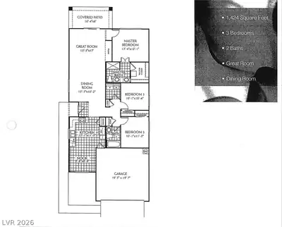 2524 Nashira Street, Henderson, NV 89044 Floor Plan