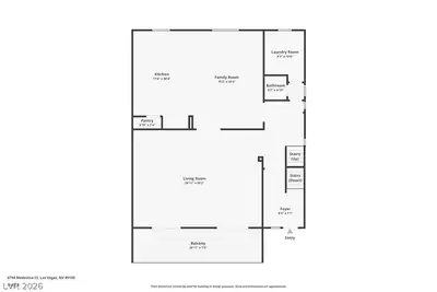 6794 Medovina Court, Las Vegas, NV 89139 Floor Plan