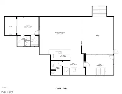 44 Hawk Ridge Drive, Las Vegas, NV 89135 Floor Plan
