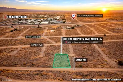 3370 North Calico Avenue Pahrump, NV 89060