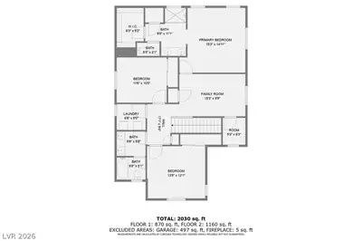 225 Sul Ponticello Avenue, Las Vegas, NV 89011 Floor Plan