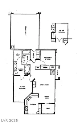 7265 Sheared Cliff Lane 101 Floor Plan