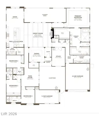 7615 West Pebble Road Floor Plan