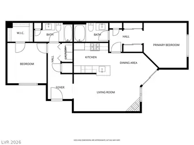 7167 South Durango Drive 206 Floor Plan