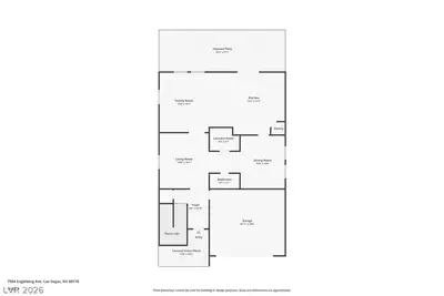 7584 Engleberg Avenue, Las Vegas, NV 89178 Floor Plan