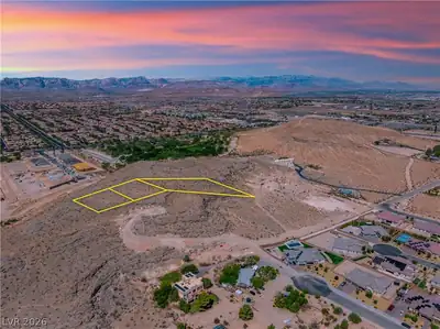 5 Acres Hilltop Strip Views, Las Vegas, NV 89178 Aerial View