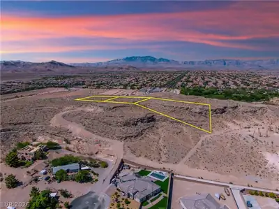 5 Acres Hilltop Strip Views, Las Vegas, NV 89178 Aerial View