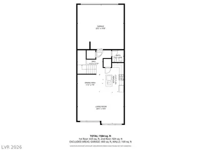 1252 Rocky Gap Street 102 Floor Plan