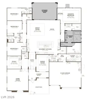 7585 West Pebble Road Floor Plan