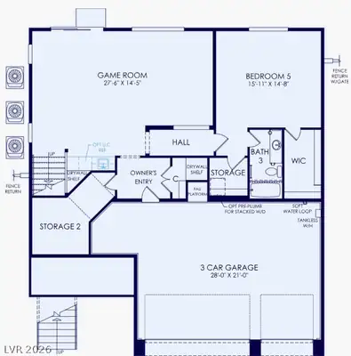 3579 Scrub Oak Avenue, Las Vegas, NV 89141 Floor Plan