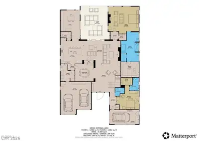 98 Glade Hollow Drive, Las Vegas, NV 89135 Floor Plan
