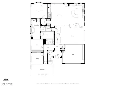 1947 Grovespring Street, Las Vegas, NV 89135 Floor Plan
