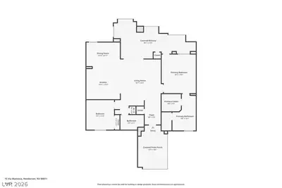 15 Via Mantova 110, Henderson, NV 89011 Floor Plan