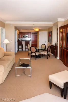 145 East Harmon Avenue 1502 Living Room
