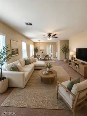 6533 Cape Petrel Street, North Las Vegas, NV 89084 Living Room