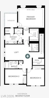 1821 Sparrow Nest Street, Las Vegas, NV 89138 Floor Plan