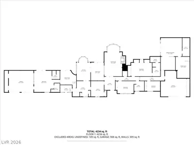 2211 Edgewood Avenue, Las Vegas, NV 89102 Floor Plan