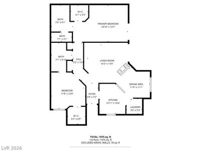 698 South Racetrack Road 823 Floor Plan