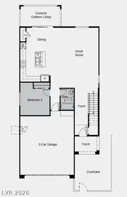 312 Cabasa Place, Henderson, NV 89015 Floor Plan