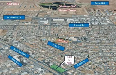 1400 North Boulder Highway Aerial View