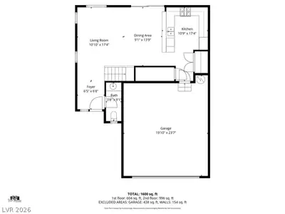 9028 Refined Court, Las Vegas, NV 89149 Floor Plan