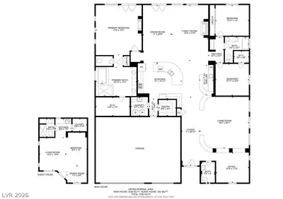 3906 Jacob Lake Circle, Las Vegas, NV 89118 Floor Plan