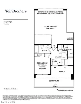 11519 Morning Leap Court, Las Vegas, NV 89138 Floor Plan