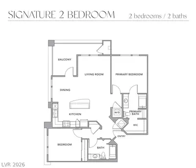 11055 Las Vegas Boulevard 1006 Floor Plan